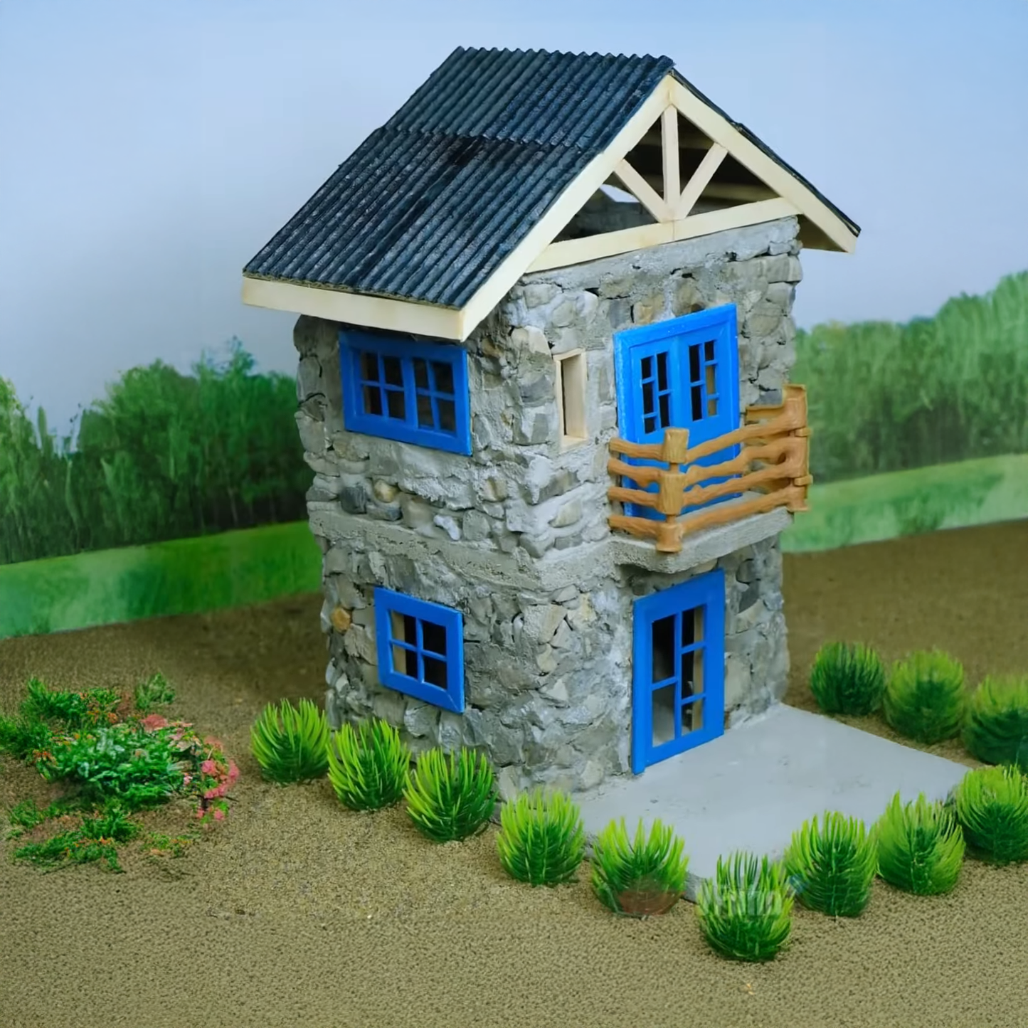 inspyr™ Mini Brick Houses Kit