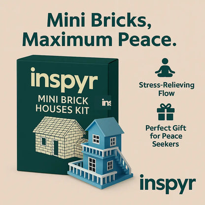 inspyr™ Mini Brick Houses Kit